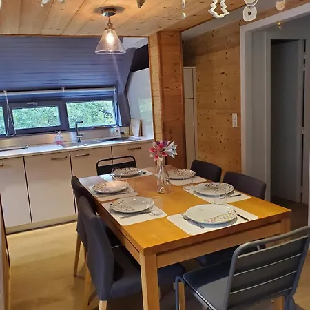Chalet Porte-bonheur, Les Longes, Vue Montagne *